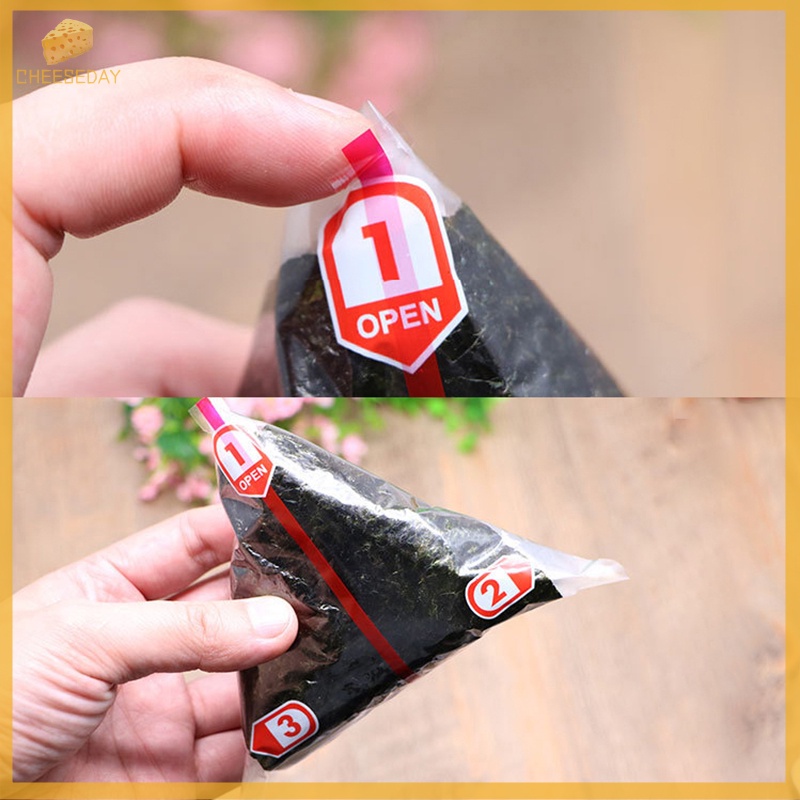 Kem cheeseday| Set 20 Túi Đựng sushi Hai Lớp Hình Tam Giác Mới