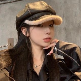  Mũ nồi giả da phong cách vintage thời trang cho nữ 