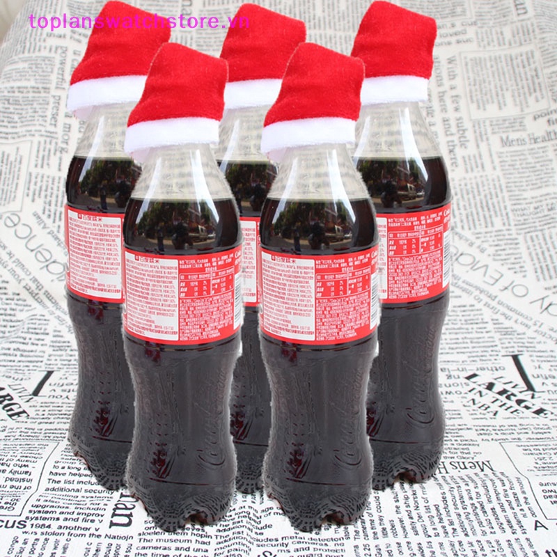 Set 10 Mũ Ông Già Noel mini Trang Trí Nhà Búp Bê vn