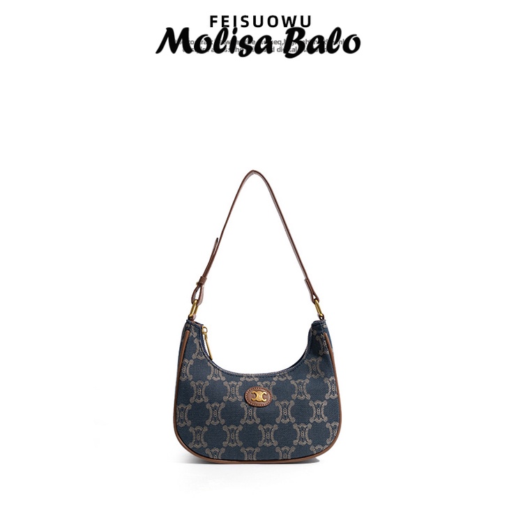 Molisa túi xách nữ túi kẹp nách 2023NEW Giá rẻ Fashion Quyến rũ Dành Cho Nữ GDJ23A0N1W 42Z231019