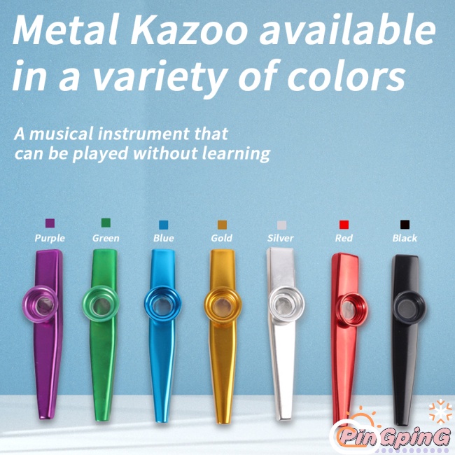 Kazoos Kèn Kazoo Bằng Hợp Kim Nhôm Cho Bé