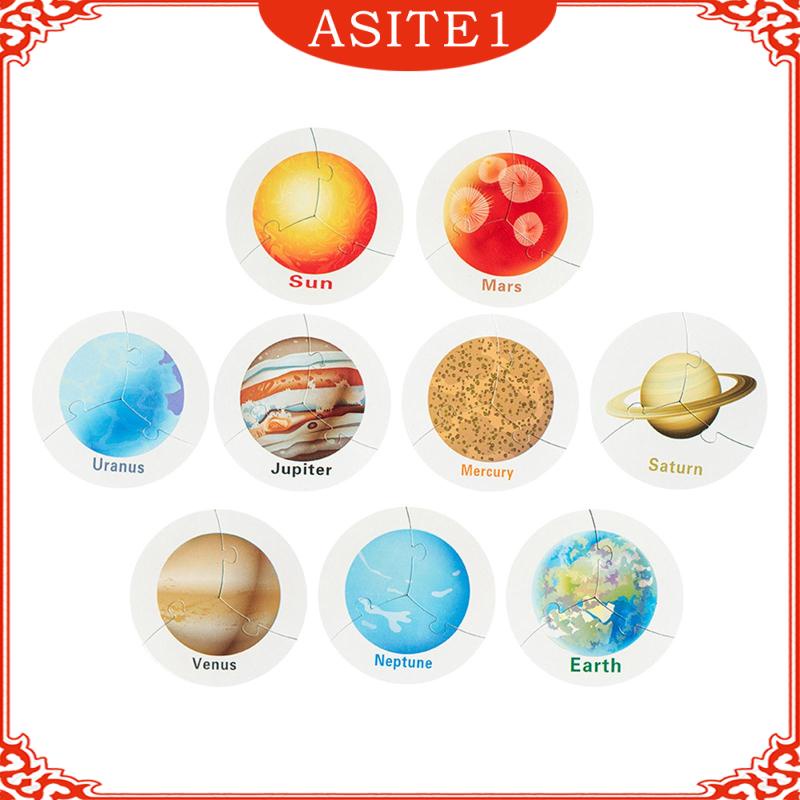 Đồ Chơi Xếp Hình Hệ Mặt Trời Chín Hành Tinh Giáo Dục Cho Trẻ Em