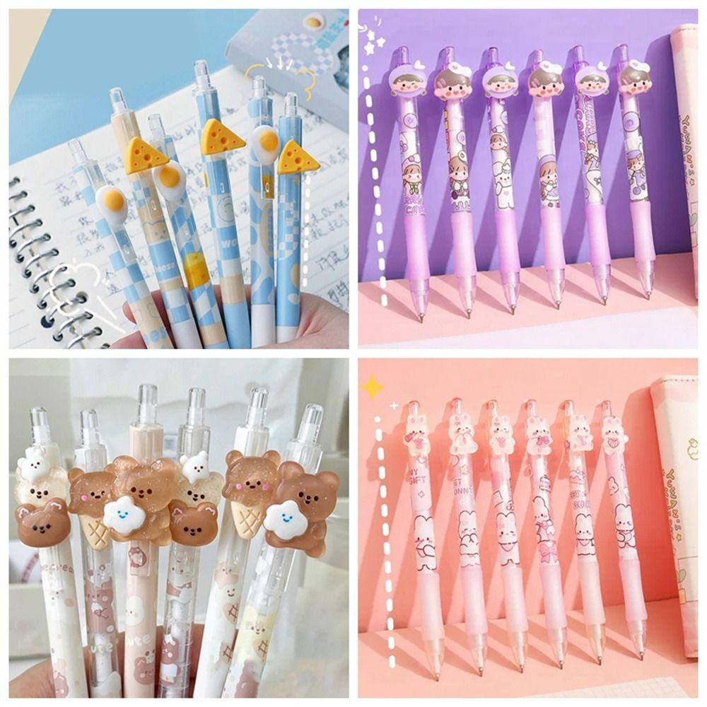 Mmluck Bút Chì Bấm Ngòi 0.5mm In Hình Chú Gấu Dễ Thương Dùng Trong Văn Phòng / Trường Học