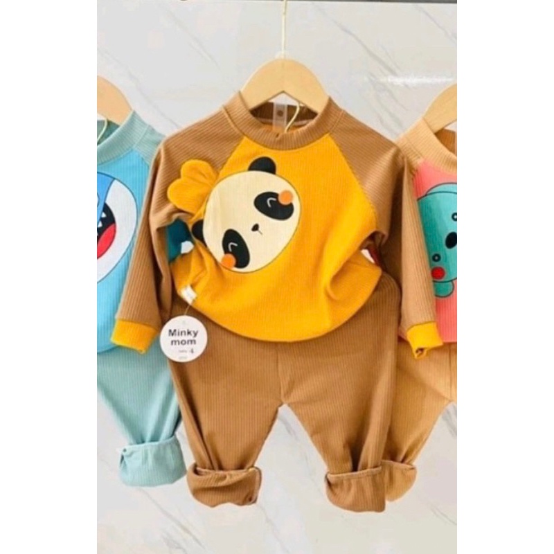 Set đồ bộ 6-18 Kg  hình động vật dễ thương cho bé