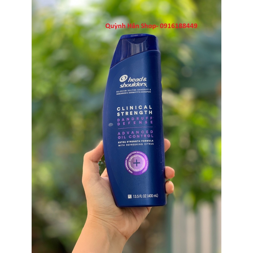 Dầu gội Head & Shoulder Clinical Strength 400ml