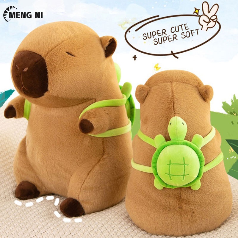 Meng ni capybara Gối Nhồi Bông Mềm Mại Dễ Thương