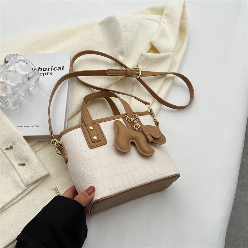 Túi Xách bucket Đeo Vai Họa Tiết Vân Đá Kích Thước Nhỏ Thời Trang 202 300 Dành Cho Nữ