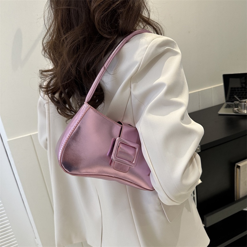 Jasmin noir Túi Đeo Chéo Vai Bằng Da Bóng Thời Trang Dành Cho Nữ