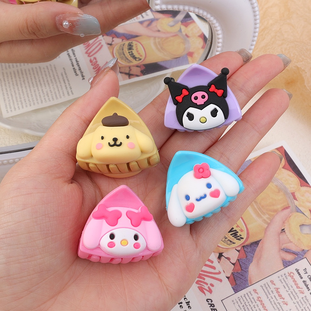 Sanrio Kẹp Tóc mini Hình kuromi mymelody cinnamoroll kawaii Dễ Thương Hợp Thời Trang Cho Bé