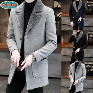 Coat Overcoat Polyester Single Breasted Trench Coat Windbreaker Winter