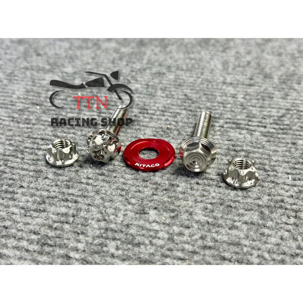 COMBO ỐC TREO PÔ GẮN WAVE SIRIUS EXCITER WINNER INOX 304 TẶNG KÈM LONG ĐỀN