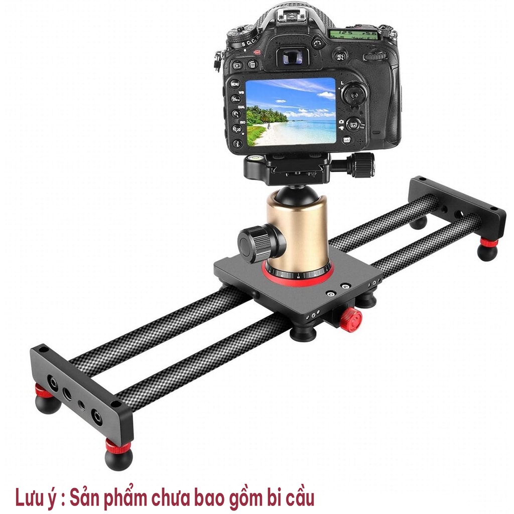 Thanh Trượt Quay Phim Dolly Slider Carbon Fiber 50cm Cho Máy Ảnh Camera  Quay Phim Chuyển Động Ổn Định Chuyên Nghiệp