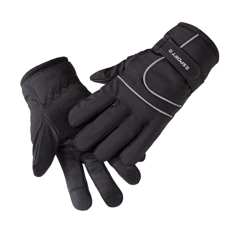 Găng Tay Lái Xe Chống Gió Giữ Ấm Chống Trượt Có Thể Chạm Màn Hình Cảm Ứng Dành Cho Nam