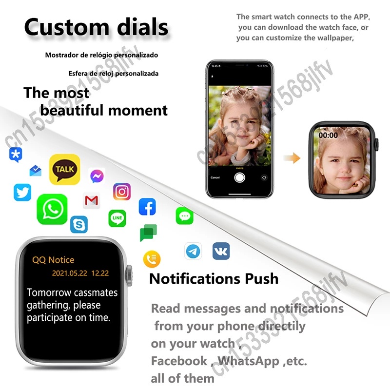 Đồng Hồ Thông Minh pro max Theo Dõi Nhịp Tim 20 Số Chống Thấm Nước Cho Nam Và Nữ