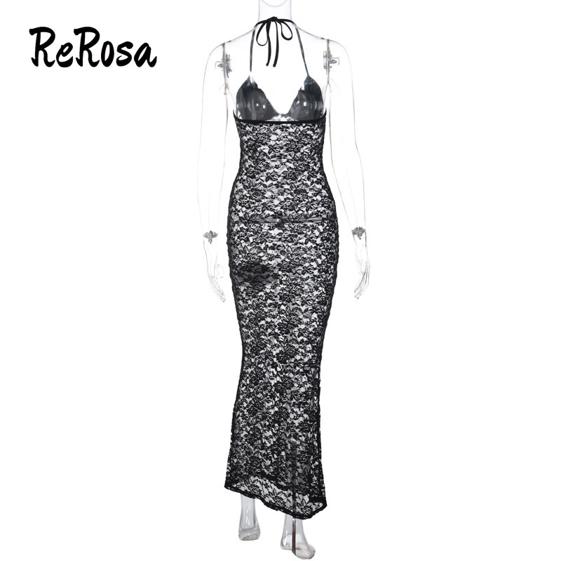 Đầm maxi Mỏng Hở Vai Màu Trơn Thời Trang 2023 Cho Nữ