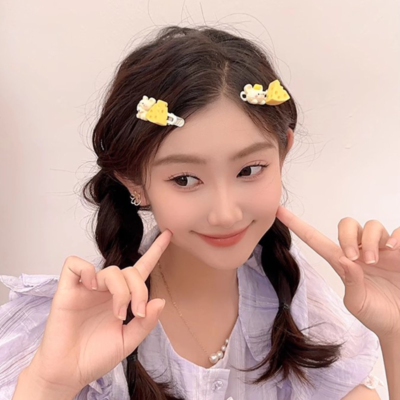 Dễ Thương Kẹp Tóc Hình Chuột hamster / Vịt Con Đáng Yêu Cho Bé