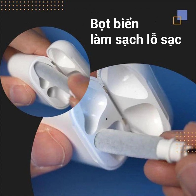 Bút Vệ Sinh Tai Nghe Airpod Đa Năng Làm Sạch Cho Airpods 1/ 2/ 3/ Pro Điện Thoại/ Máy Ảnh... Techzone mall