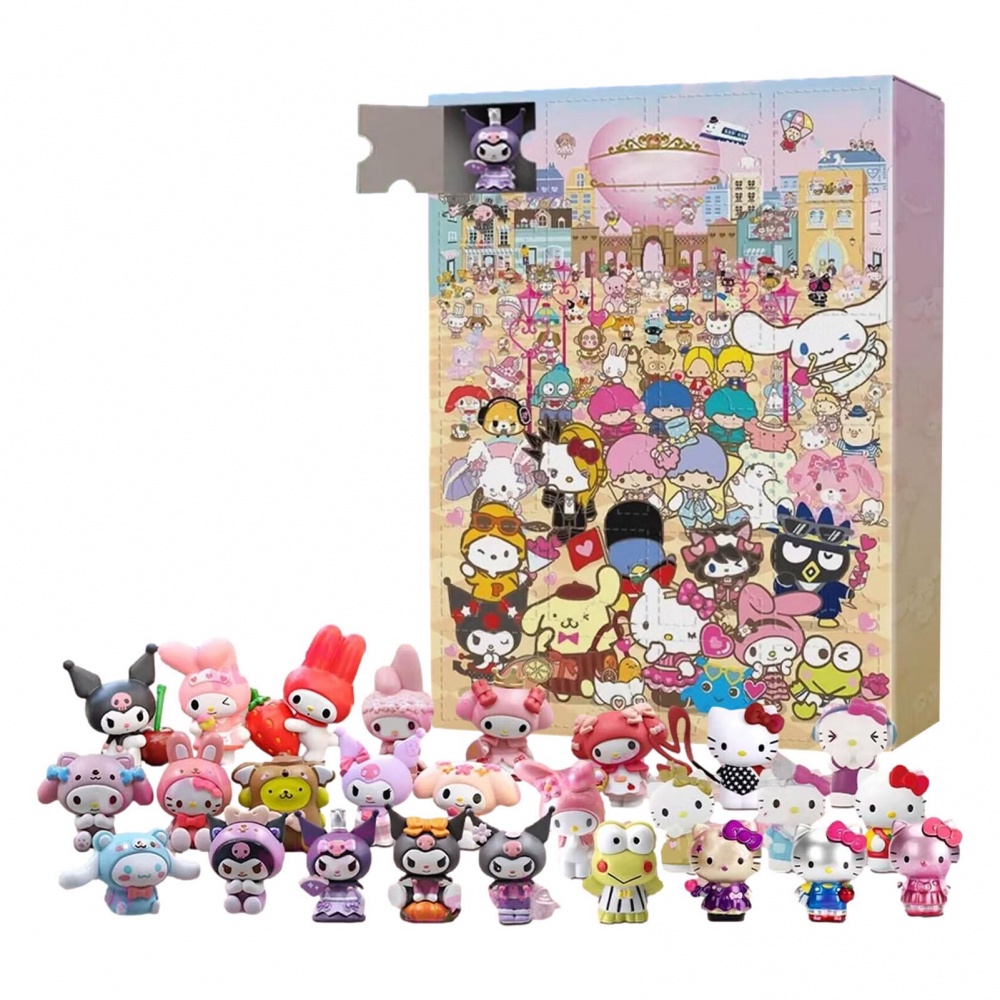 Lịch Giáng Sinh sanrio Hoạt Hình hello kitty kuromi melody cinnamoroll kawaii Thời Trang