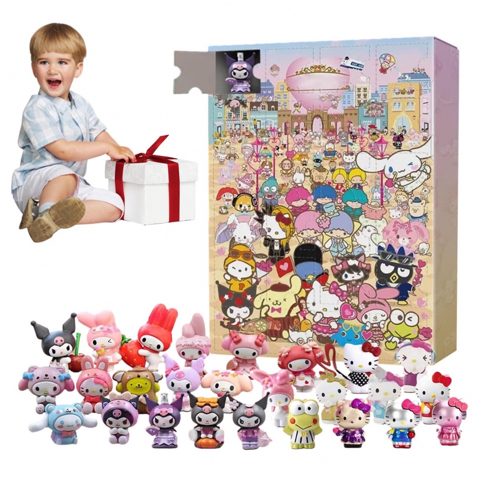 Lịch Giáng Sinh sanrio Hoạt Hình hello kitty kuromi melody cinnamoroll kawaii Thời Trang
