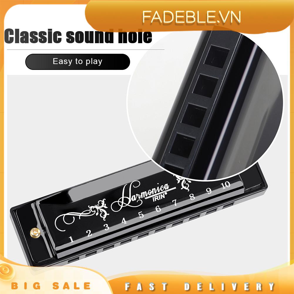 Kèn harmonica Gỗ 10 Lỗ 20 tone Giáo Dục Cho Bé