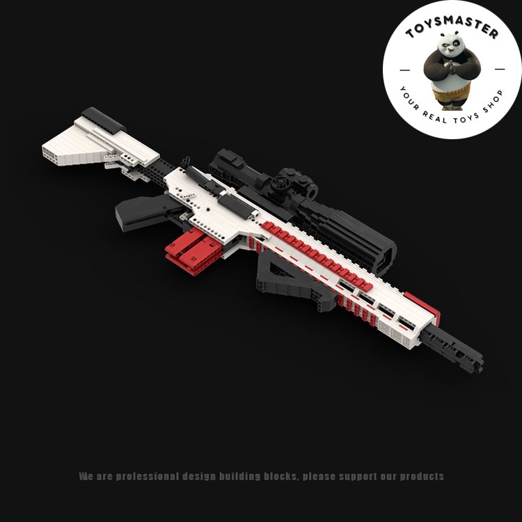 Đồ Chơi Lắp Ráp Kiểu LEGO Súng Mô Hình PUBG G28 MOC Với 2000+ Mảnh Ghép,Bản Thiết Kế Tiêu Chuẩn