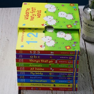 Bộ sách Usborne very first words (10 cuốn bìa cứng kèm Link file nghe)