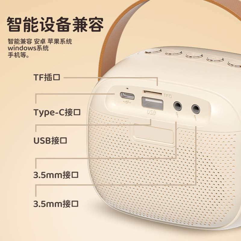 Karaoke Loa bluetooth Không Dây mini k30 0waf Chất Lượng Cao