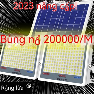 Đèn chiếu sáng năng lượng mặt trời mới, đèn chiếu sáng tự động một cho hai đèn sân trong nhà và ngoài trời không thấm nư
