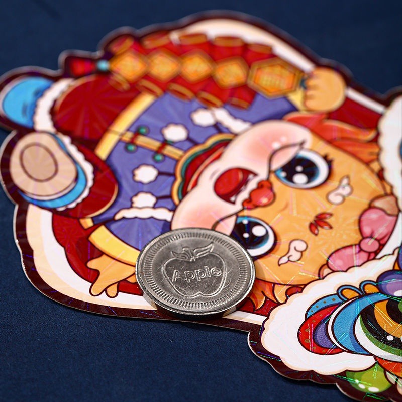 2024 cny Túi Đựng Tiền May Mắn Màu Đỏ Rồng Hoạt Hình angpao Quà Tặng