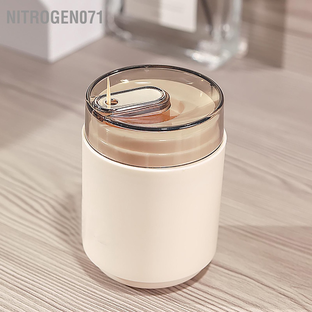Nitrogen071 Hộp đựng tăm nhấn nhựa tự động đẩy ra cho nhà hàng gia đình