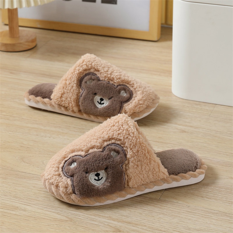 🐾Dép cotton Hình Hoạt Hình Dễ Thương Cho Nam Nữ