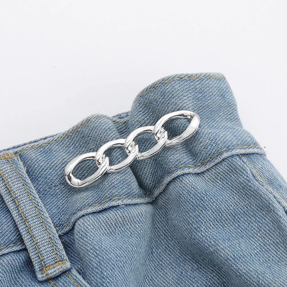Mxbeauty Nút Quần jean Dáng Ôm Có Thể Điều Chỉnh Phong Cách vintage