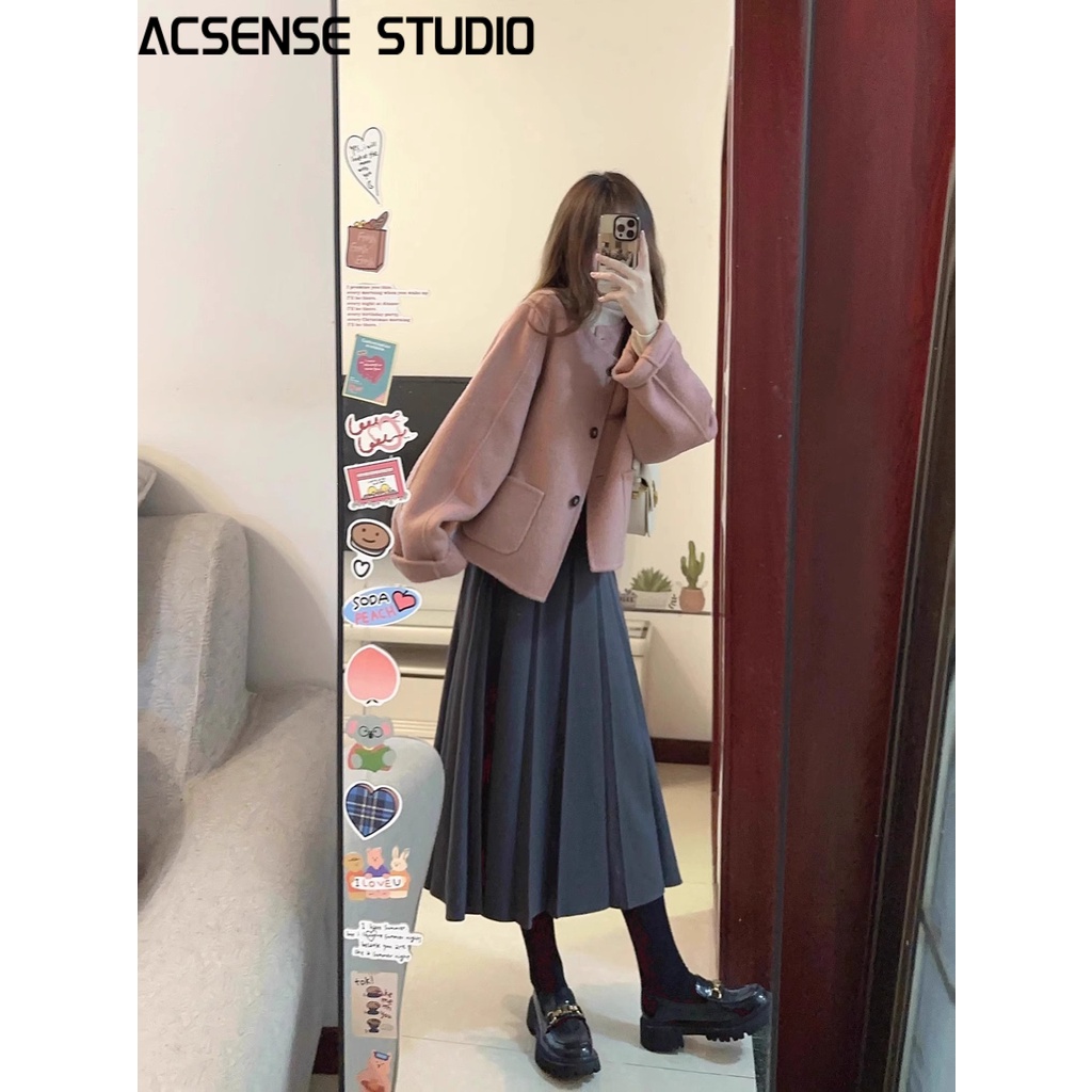 ACSENSE STUDIO áo_khoác áo_phao áo phao nữ  Durable Phong cách New Style Fashion WMF23B02MF 44Z231103