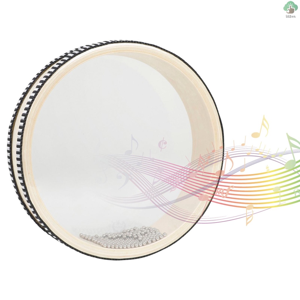 Trống Lượn Sóng Màu Sắc Tự Nhiên Trong Suốt 6 inch Dành Cho Trẻ Em