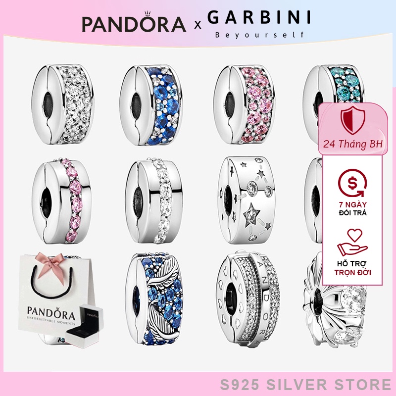 Charm bạc S925 Pandora Category Clips-Bộ sưu tập charm chặn