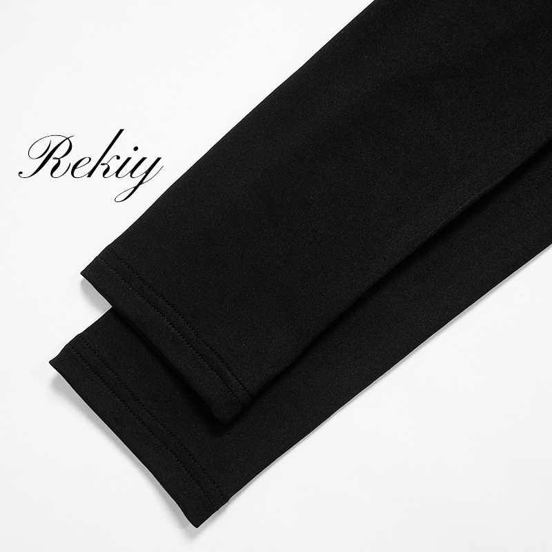 Rekiy Bộ Áo Liền Quần Tay Dài Màu Trơn Thời Trang 2023 Dành Cho Nữ