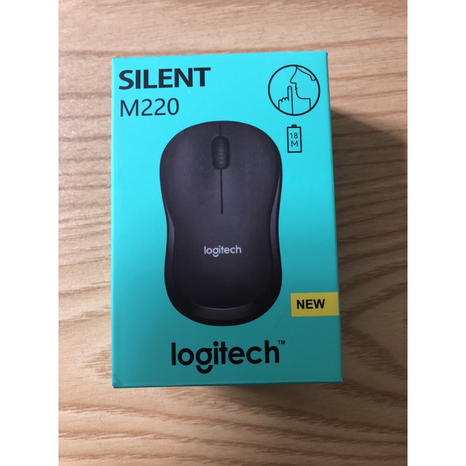 Chuột máy tính, Chuột không dây LOGITECH M220 Silent giảm tiếng ồn. Hàng tặng kèm pin AA