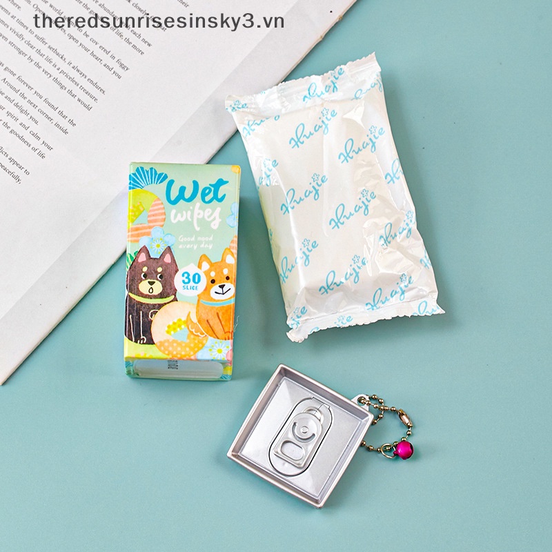 # # Thời Trang Mới Hộp Khăn Ướt 30 Tờ Khăn Lau Hũ Có Dây Xích Nhỏ Dễ Thương Sáng Tạo Cho Trẻ Em