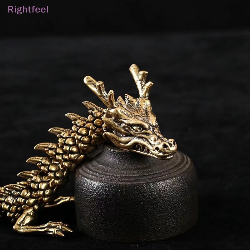 Qfeel Tượng Rồng 3d Trang Trí Bằng Đồng Thau Mới