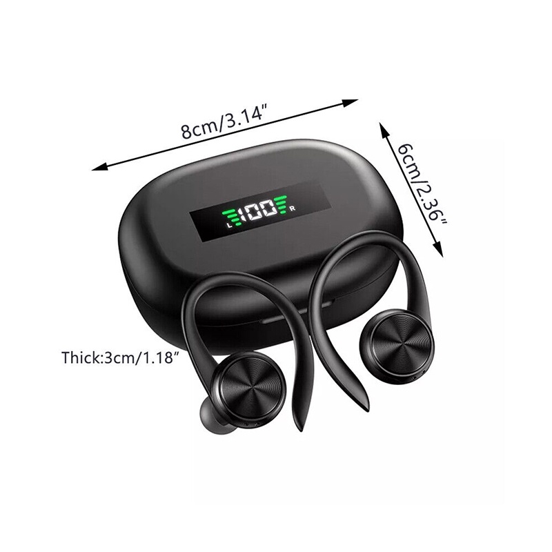 Tai Nghe bluetooth Không Dây ipx5 Móc Vành Tai Chống Thấm Nước Tiện Dụng Khi Chơi Thể Thao Điện Thoại