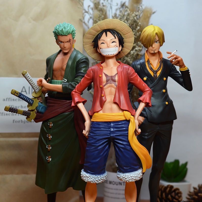 One Piece Hình Tình Yêu Cười Luffy Zoro Nami Anime Đồ Chơi Mô Hình Vật Trang Trí