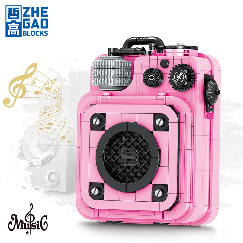 Đồ Chơi Mô Hình Máy Thu Âm radio moc mini Phong Cách retro Cho Trẻ Em