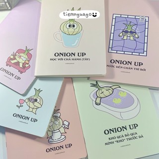 Tập Vở Ghi Chép Kẻ Ngang Onion Series size B5 80 trang, 120 trang Crabit Vitamin Series - Tiệm Ngựa Gỗ