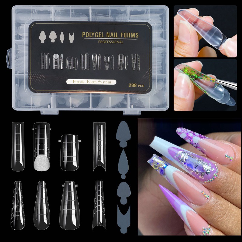 Set 288 Miếng Dán Trang Trí Móng Tay Nghệ Thuật