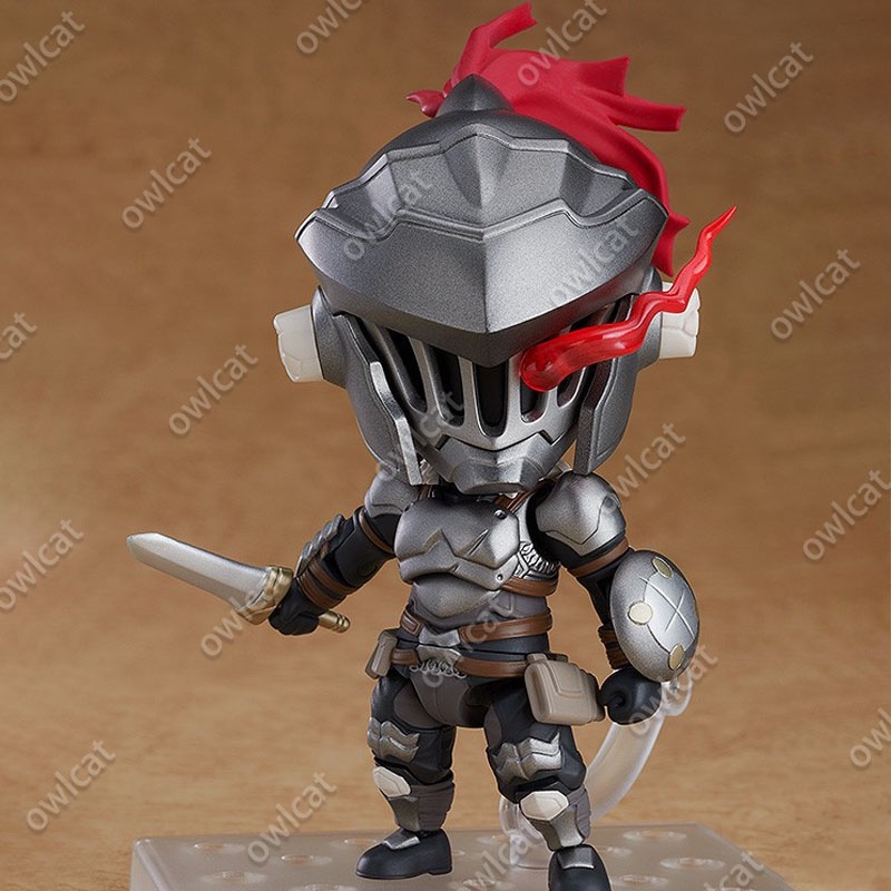 Mô Hình Nhân Vật Action Figure Goblin Slayer  10cm 1042# Silver-ranked Adventurer Armor Hunter Swordsman Different World Koonigoroshi PVC Packed in Box Model Nendoroid