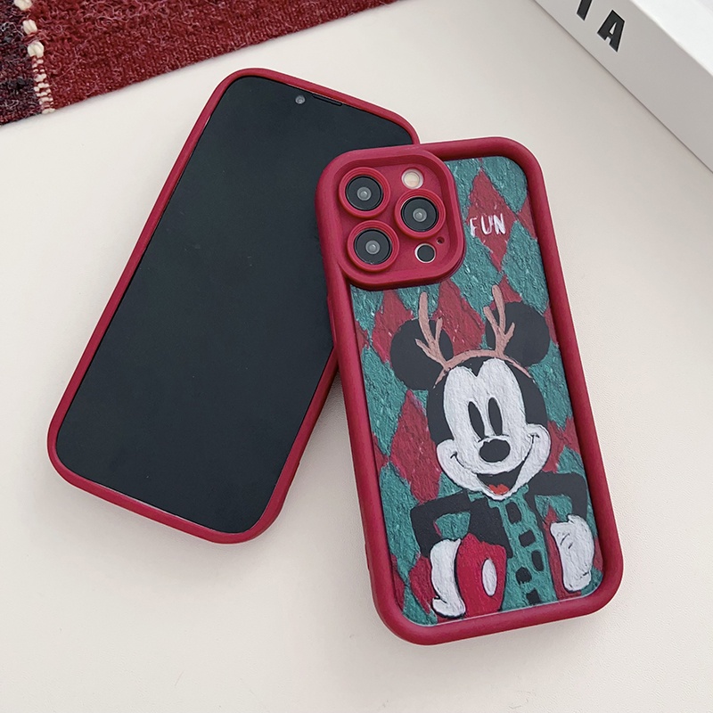 Ốp Điện Thoại Họa Tiết Giáng Sinh Cho iphone 15 pro max 15 pro 15 14 13 12 11 pro max xr ix 78plus