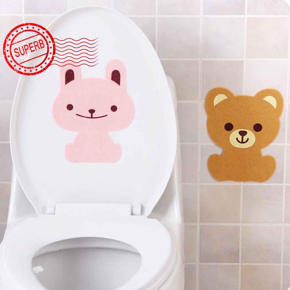 Hoạt Hình Miếng Dán Khử Mùi toilet h2l2 Hình Gấu Thỏ Ếch Đáng Yêu