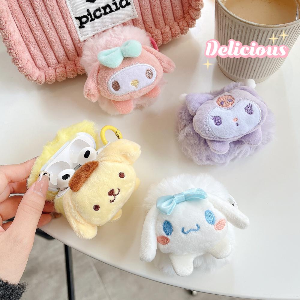 Sanrio Vỏ Bảo Vệ Hộp Sạc Tai Nghe bluetooth Không Dây airpods 1 2 pro2 2022 gen3 Bằng tpu Hình Búp Bê 3d