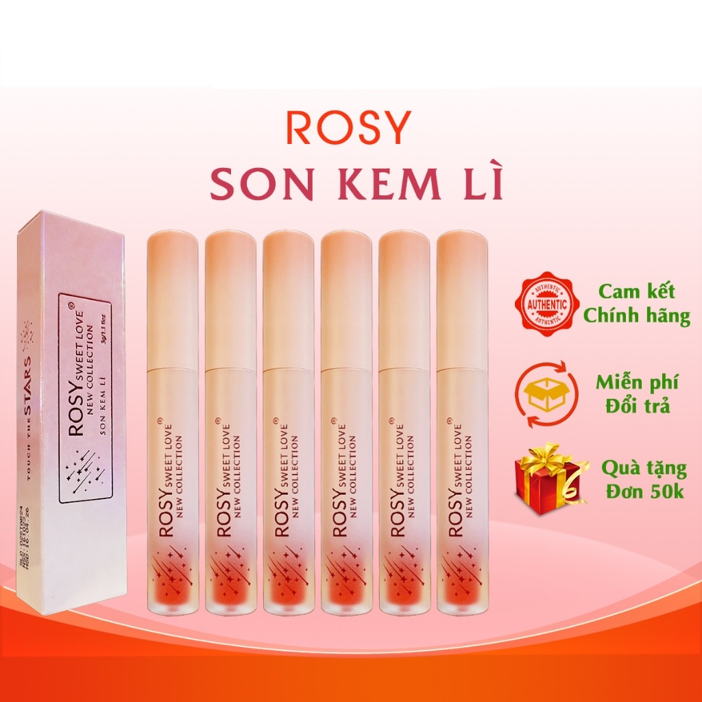 Son kem lì ROSY, không trôi, son không chì, không gây thâm môi