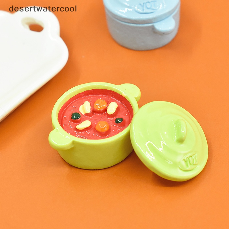 Set 2 Đồ trang trí Nồi Lẩu Mini Trang Trí Nhà Búp Bê diy